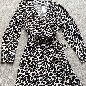 Cheetah Print Midi Shirtdress